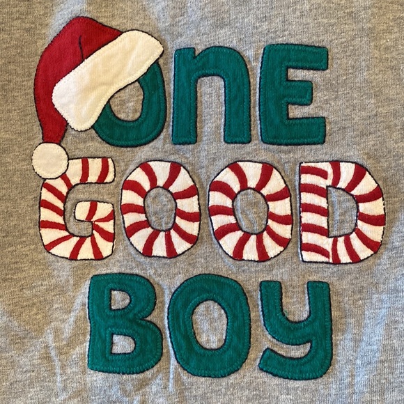 Gymboree boys 3T one good boy Christmas holiday long sleeve shirt - Picture 2 of 4